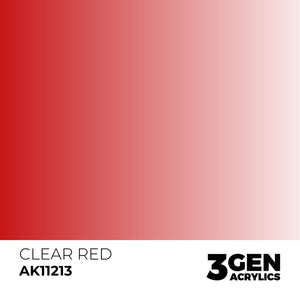 AK Interactive 3GEN: Clear Red (17ml) (AK11213) – Gnomish Bazaar