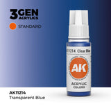 AK Interactive 3GEN: Clear Blue (17ml) (AK11214)