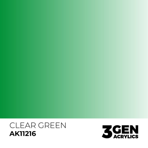 AK Interactive 3GEN: Clear Green (17ml) (AK11216)