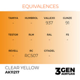 AK Interactive 3GEN: Clear Yellow (17ml) (AK11217)