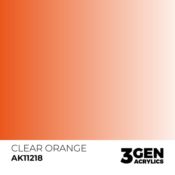 AK Interactive 3GEN: Clear Orange (17ml) (AK11218)
