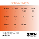 AK Interactive 3GEN: Clear Orange (17ml) (AK11218)