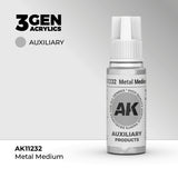AK Interactive 3GEN: Metal Medium - Auxiliary (17ml) (AK11232)