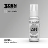 AK Interactive 3GEN: Matte Medium - Auxiliary (17ml) (AK11234)