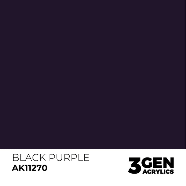 AK Interactive 3GEN: Black Purple - Color Punch (17ml) (AK11270