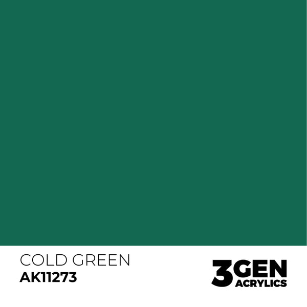 AK Interactive 3GEN: Cold Green - Color Punch (17ml) (AK11273