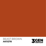 AK Interactive 3GEN: Beast Brown - Color Punch (17ml) (AK11278)
