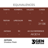 AK Interactive 3GEN Figures: Shadow Flesh (18ml) (AK11404)