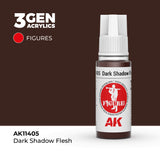 AK Interactive 3GEN Figures: Dark Shadow Flesh (18ml) (AK11405)