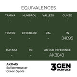 AK Interactive 3GEN Figures: Splittermuster Green Spots (18ml) (AK11415)
