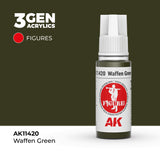 AK Interactive 3GEN Figures: Waffen Green (18ml) (AK11420)