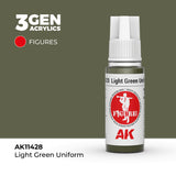 AK Interactive 3GEN Figures: Light Green Uniform (18ml) (AK11428)