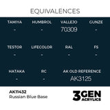 AK Interactive 3GEN Figures: Russian Blue Base (18ml) (AK11432)