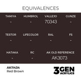 AK Interactive 3GEN Figures: Red Brown (18ml) (AK11434)