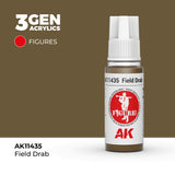 AK Interactive 3GEN Figures: Field Drab (18ml) (AK11435)