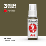 AK Interactive 3GEN Figures: Canvas Tone (18ml) (AK11436)
