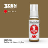 AK Interactive 3GEN Figures: British Uniform Lights (18ml) (AK11438)