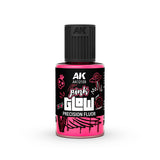 AK Interactive Glow Fluor: Pink Glow Precision Fluor (30ml) (AK12109) - SLOW SHIPPING, RESTRICTIONS