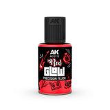 AK Interactive Glow Fluor: Red Glow Precision Fluor (30ml) (AK12110) - SLOW SHIPPING, RESTRICTIONS