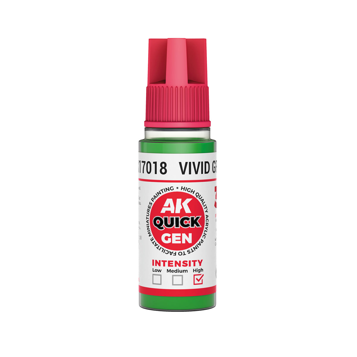 AK Interactive Quick Gen: Vivid Green (18ml) (AK17018) – Gnomish