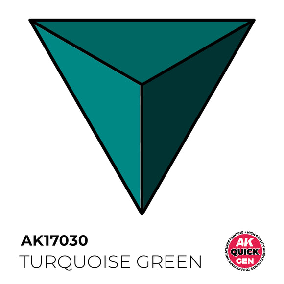 AK Interactive Quick Gen: Turquoise Green (18ml) (AK17030)
