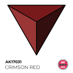 AK Interactive Quick Gen: Crimson Red (18ml) (AK17031) – Gnomish