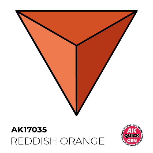 AK Interactive Quick Gen: Reddish Orange (18ml) (AK17035)