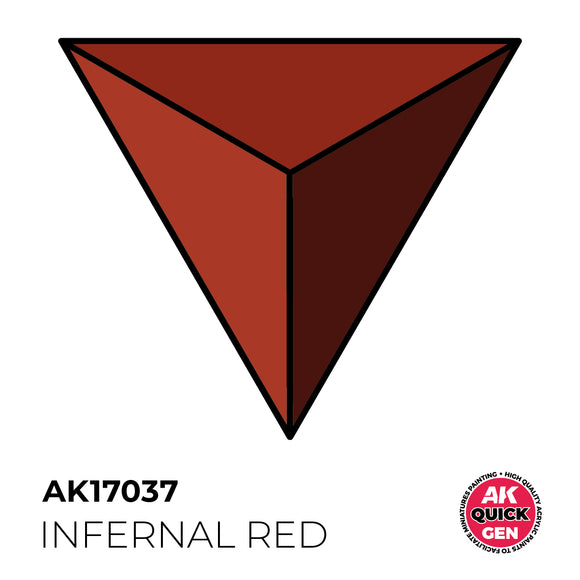 AK Interactive Quick Gen: Infernal Red (18ml) (AK17037)