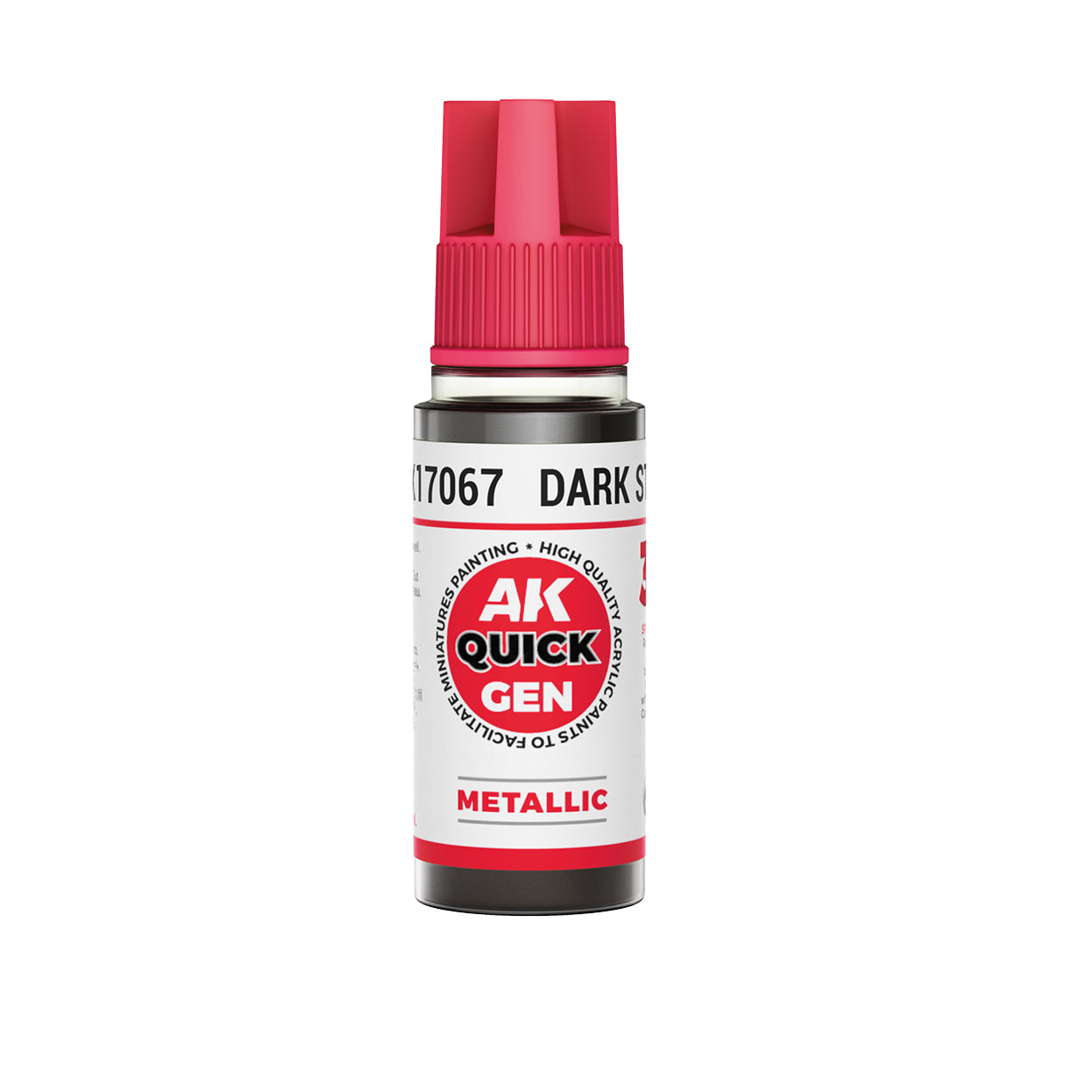 AK Interactive Quick Gen: Dark Steel (Metallic) (18ml) (AK17067
