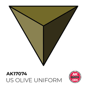 AK Interactive Quick Gen: US Olive Uniform (18ml) (AK17074