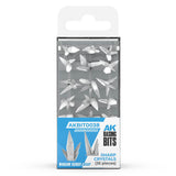 AK Interactive Basing Bits: Sharp Crystals (AKBIT0038) - Translucent