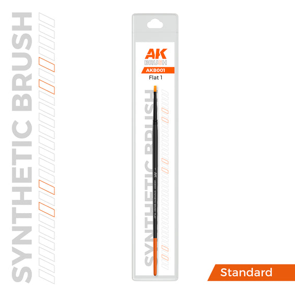 AK Interactive: Synthetic Brush - Flat 1 (AKB001) – Gnomish Bazaar