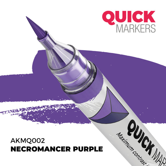 AK Interactive Quick Markers: Necromancer Purple (AKMQ002
