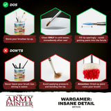 The Army Painter - Wargamer: Insane Detail Brush (Size 5/0) (BR7036) - New 2025 Version