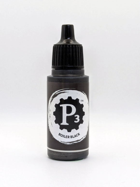P3 Paint: Boiler Black (Metallic) (18ml) (N223) - 2025 Edition