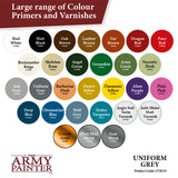 The Army Painter Colour Primer: Uniform Grey (400ml) (CP3010) - SLOW SHIPPING, RESTRICTIONS AND 2 AEROSOL LIMIT PER ORDER
