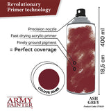 The Army Painter Colour Primer: Ash Grey (400ml) (CP3029) - SLOW SHIPPING, RESTRICTIONS AND 2 AEROSOL LIMIT PER ORDER