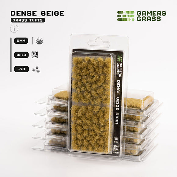 GamersGrass: Tufts - Dense Beige (6mm Wild) (GGD6-BE)