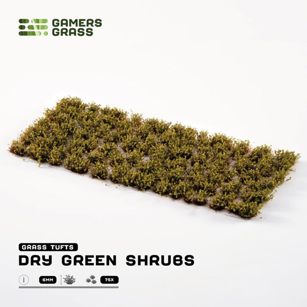 GamersGrass: Tufts - Dry Green Shrubs (6mm) (GGFS-DRG) – Gnomish