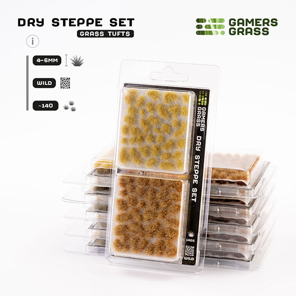 GamersGrass: Tufts - Dry Steppe Set (GGSET-DS) – Gnomish Bazaar