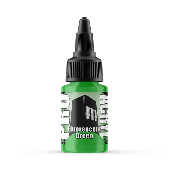 Monument Hobbies Pro Acryl: Fluorescent Green (22ml) (MPA-F04)