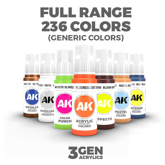 AK Interactive 3GEN: General Series - Full Range - EZ-Buy Bundle (236 colors)