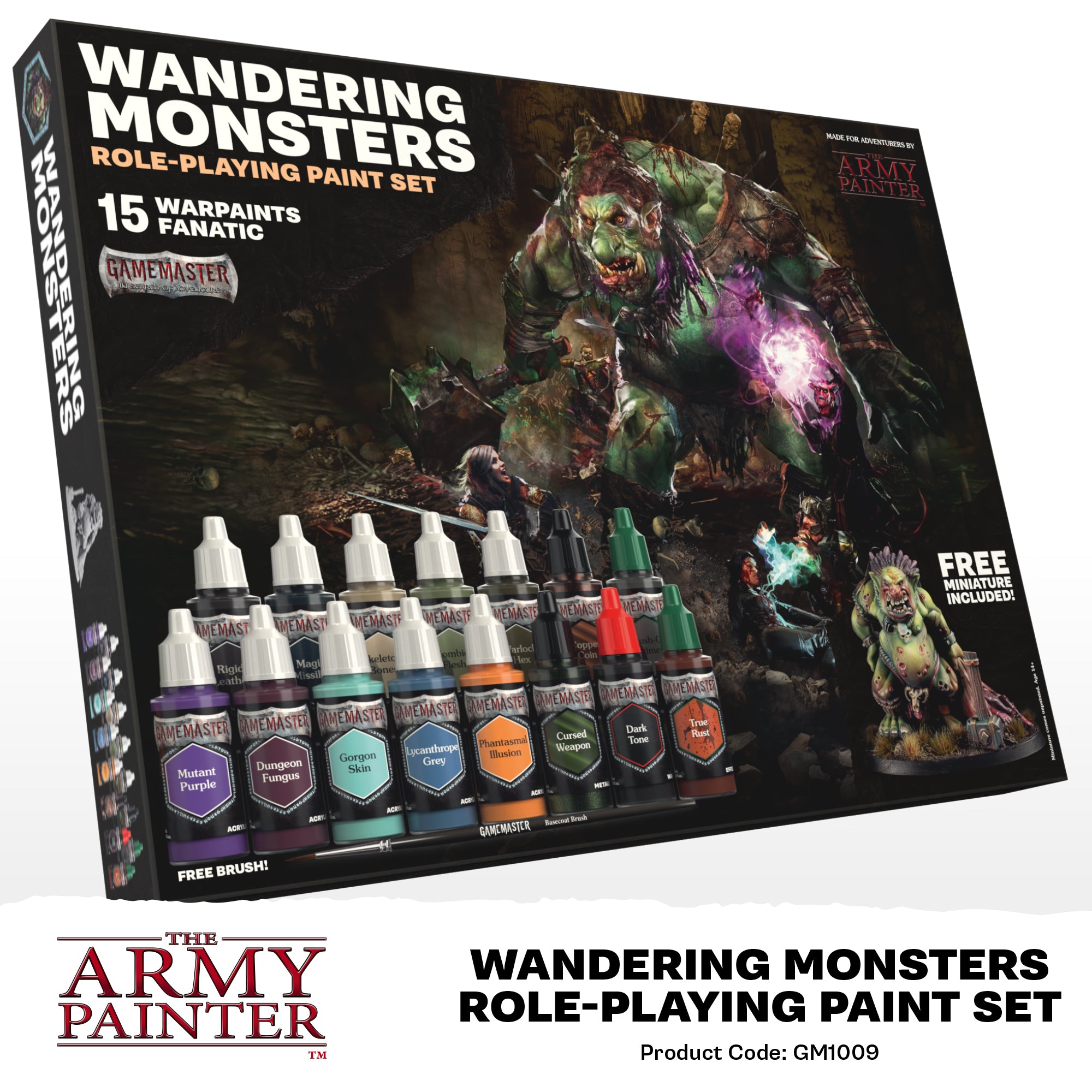 bazaar of monsters The Army Painter GameMaster: Wandering Monsters Role-Playing Paint Set – Gnomish Bazaar