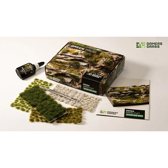 GamersGrass: Boxed Set - Green Grass Tuft Starter Box (GGSB-G)