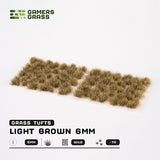 GamersGrass: Tufts - Light Brown (6mm Wild) (GG6-LB)