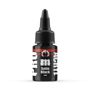 Monument Hobbies Pro Acryl: Adepticon - Satin Black (Satin) (22ml) (MPA-S39)