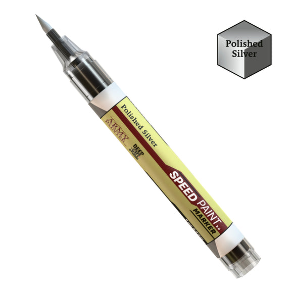The Army Painter: Speedpaint Marker - Polished Silver (Metallic) (SM1017)