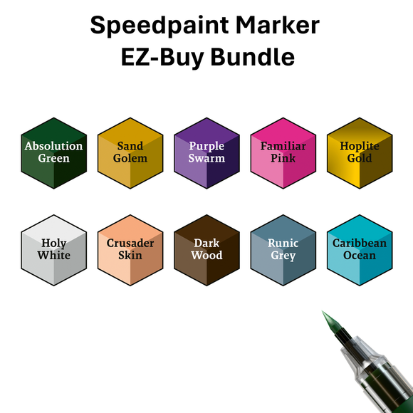 The Army Painter: Speedpaint Marker - EZ-Buy Bundle (10 colors not included in Starter Set)