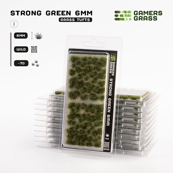 Gamers Grass: Grass Tufts GG6-SG Vert foncé 6 mm