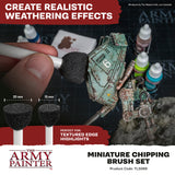 The Army Painter: Miniature Chipping Brush Set (TL5069)